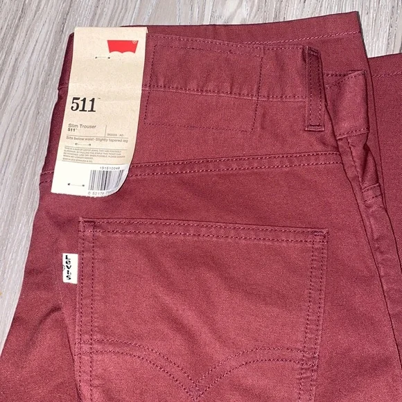 NWT Levi’s 511™ SLIM FIT PERFORMANCE TROUSER PANTS - Picture 3 of 6